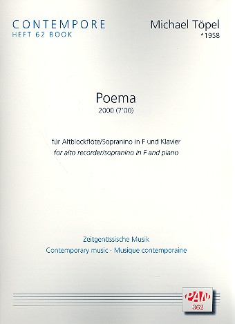 Poema für Altblockflöte (Sopranino)
