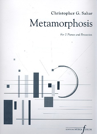 Metamorphosis for 2 pianos and percussion