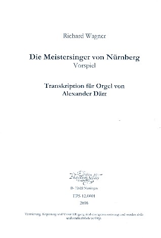 Vorspiel zu Die Meistersinger von Nürnberg