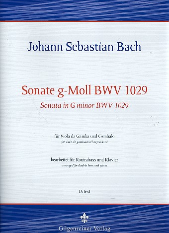 Sonate g-Moll BWV1029