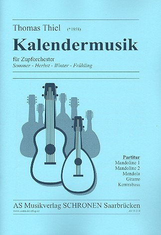 Kalendermusik für Zupforchester