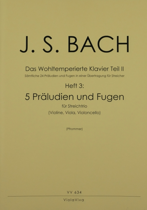 Das Wohltemperierte Klavier Teil 2 Band 3
