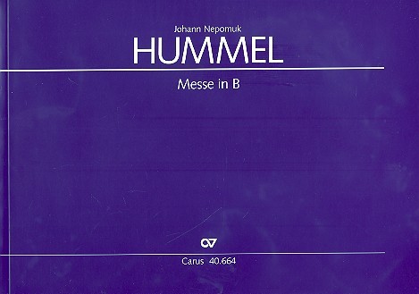 Messe B-Dur für gem Chor und Instrumente