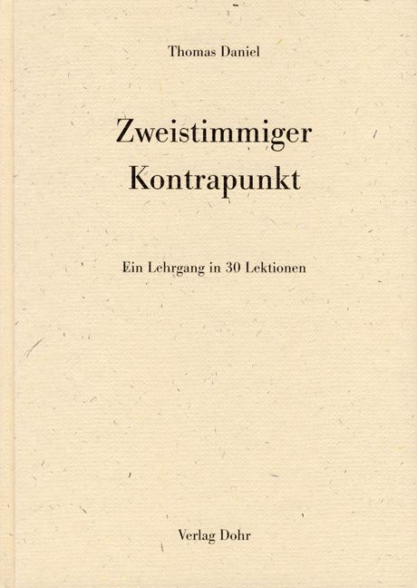 Zweistimmiger Kontrapunkt ein Lehrgang