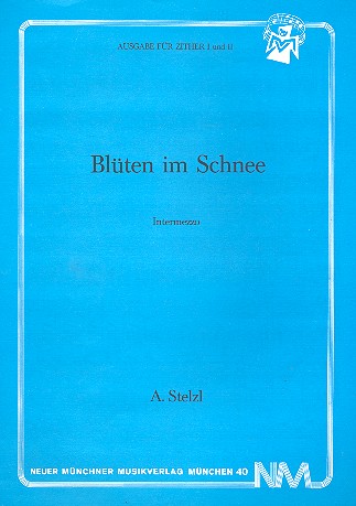 Blüten im Schnee für 2 Konzertzithern