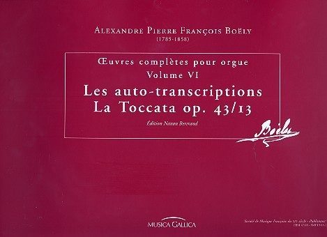 Les auto-transcriptions / La Toccata op.43/13
