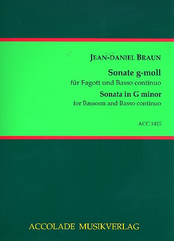 Sonate g-Moll für Fagott und Bc