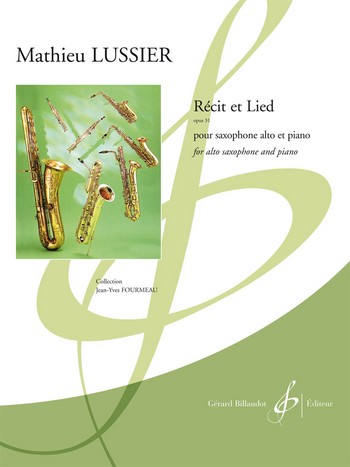 Récit et Lied op.31 pour saxophone alto