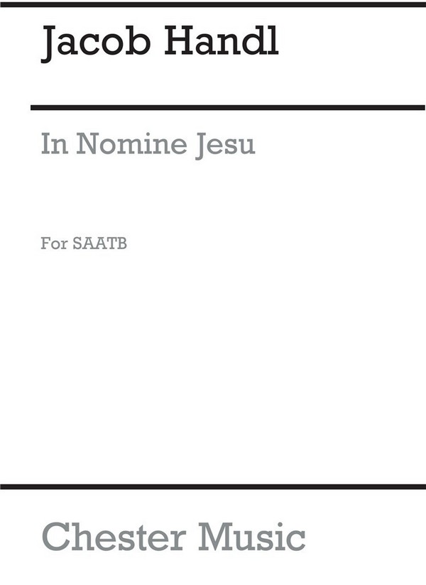 In nomine Jesu