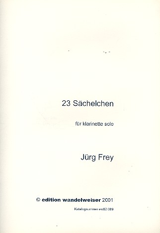 23 Sächelchen für Klarinette