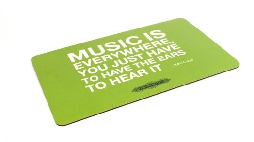 Frühstücksbrettchen Cage - Music is everywhere