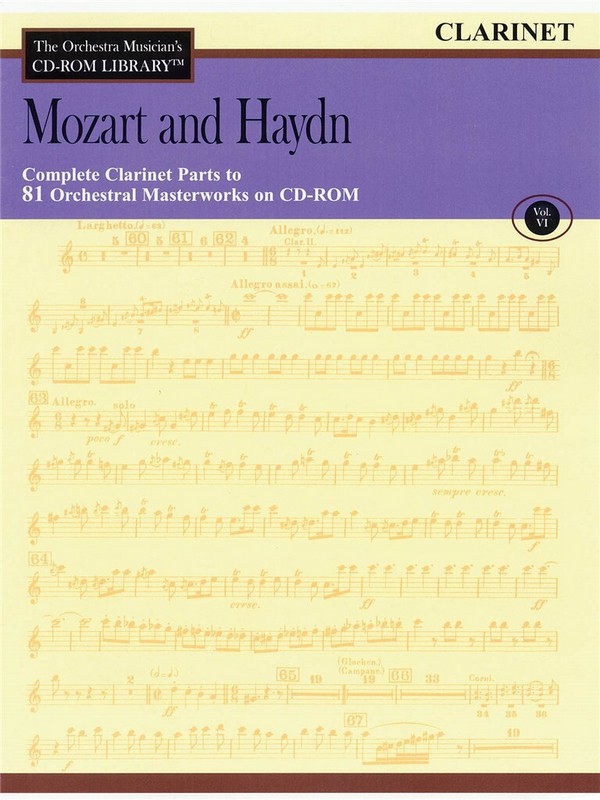 Mozart and Haydn - Clarinet Parts
