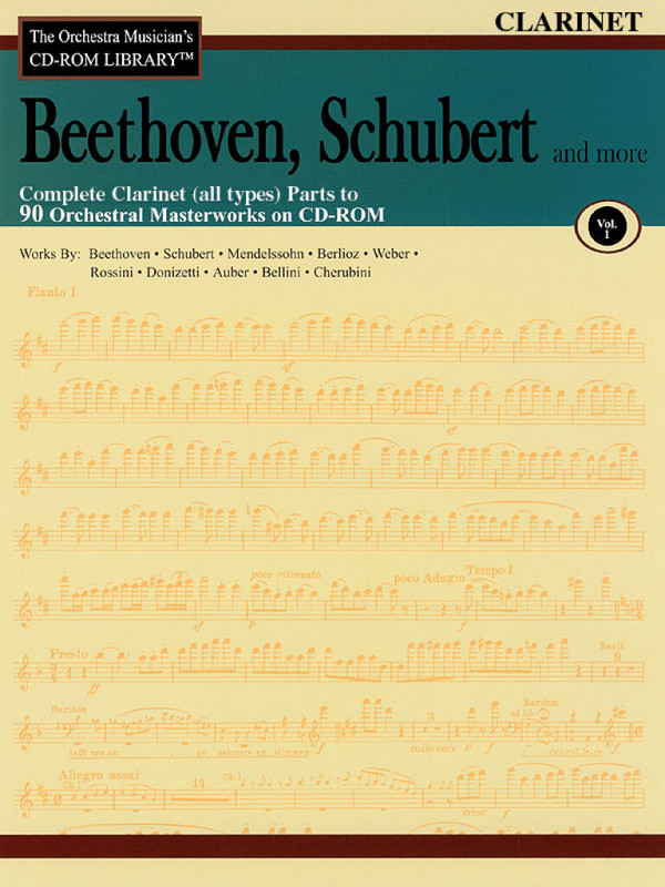 Beethoven, Schubert and more - Clarinet Parts