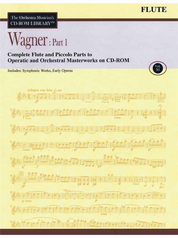 Wagner vol.1 - Flute Parts CD-ROM