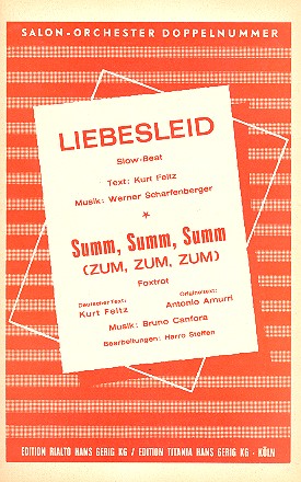 Liebesleid   und   Summ summ summ:
