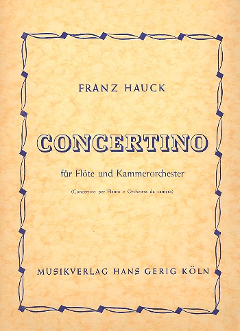 Concertino für Flöte und Orchester