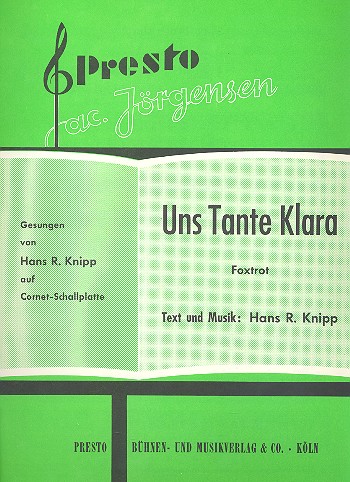 Uns Tante Klara: Einzelausgabe