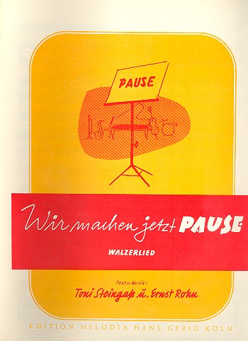 Wir machen jetzt Pause: