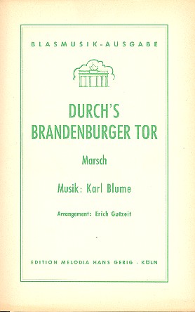 Durch's Brandenburger Tor: