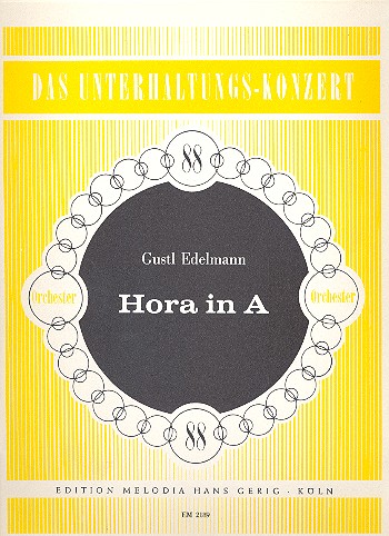 Hora in A: für Salonorchester