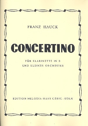 Concertino für Klarinette und