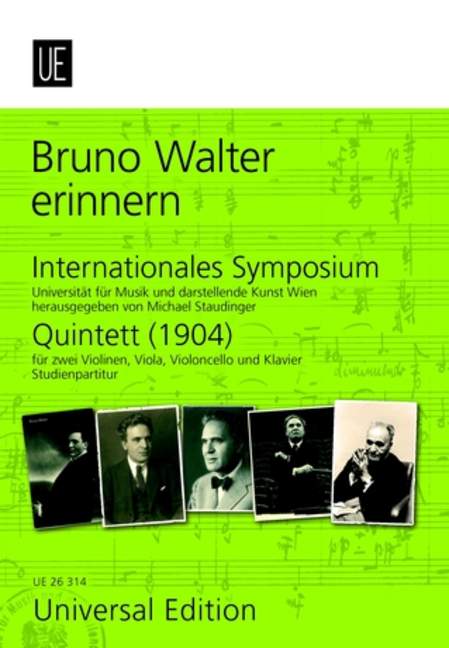 Bruno Walter erinnern Internationales Symposium