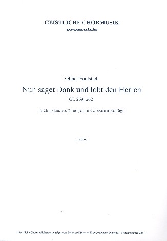 NUN SAGET DANK UND LOBT DEN HERREN