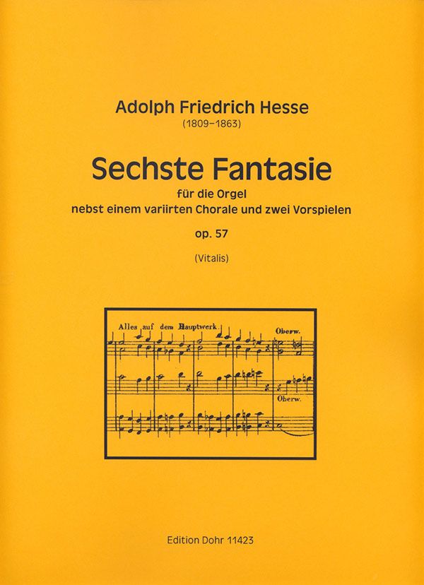 Fantasie Nr.6 nebst einem variierten Chorale