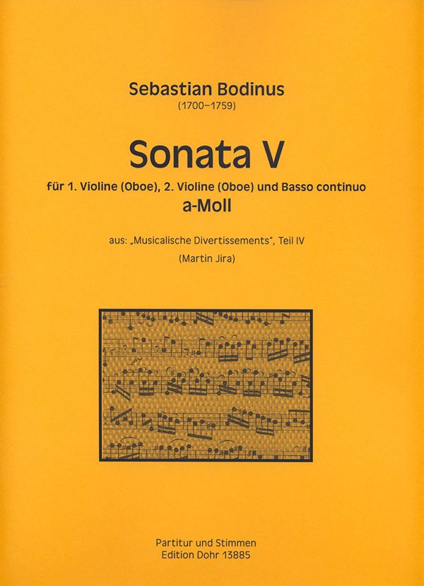 Sonate a-Moll Nr.5 für 2 Violinen (Oboen)