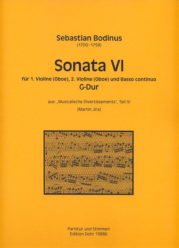 Sonate G-Dur Nr.6 für 2 Violinen (Oboen)