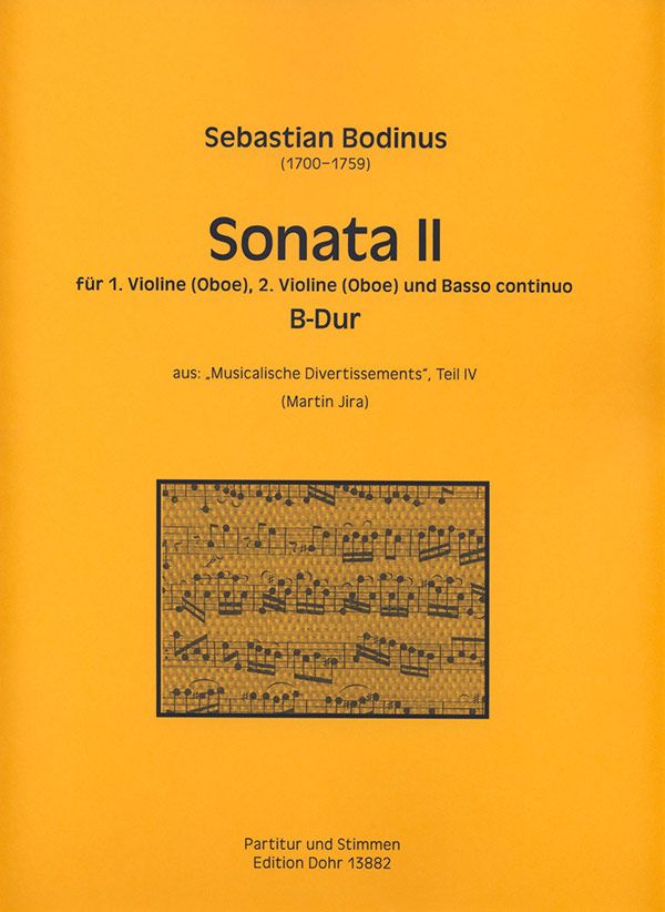Sonate B-Dur Nr.2 für 2 Violinen (Oboen)