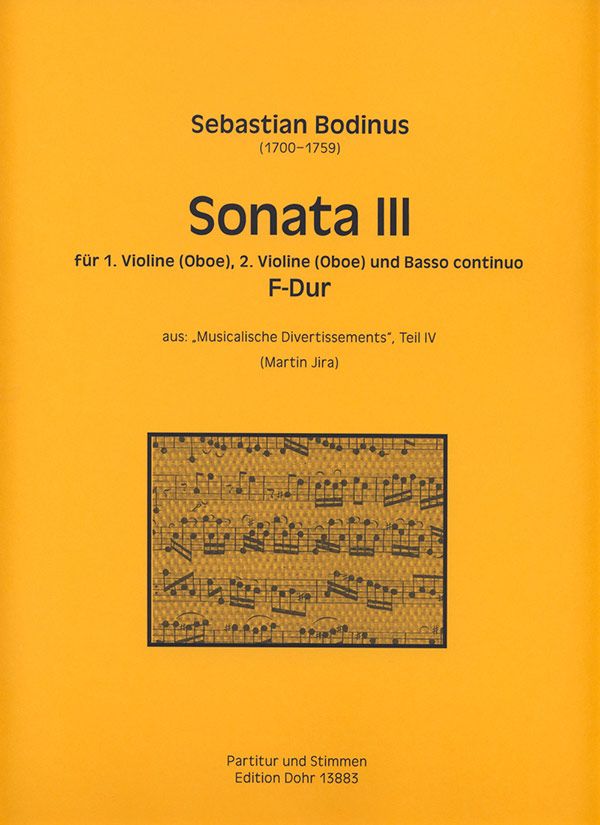 Sonate F-Dur Nr.3 für 2 Violinen (Oboen)
