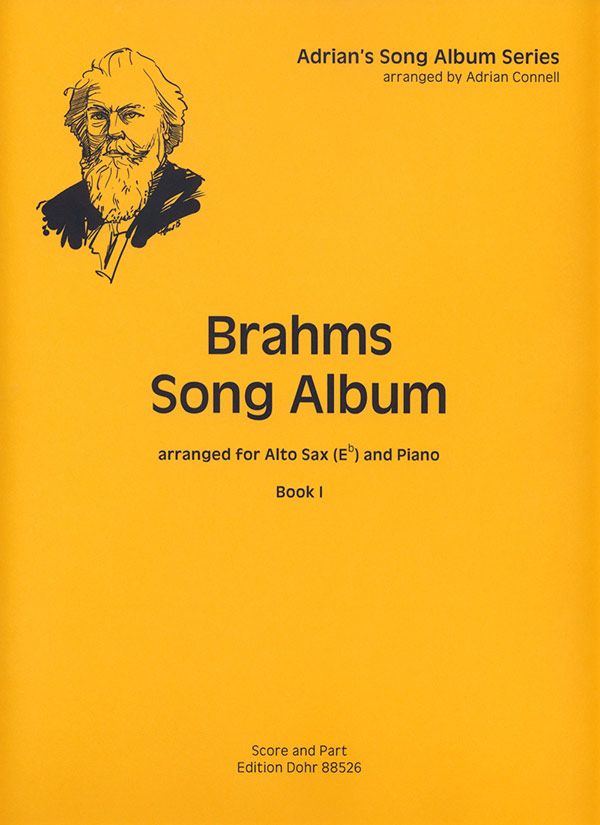 Brahms Song Album vol.1 for alto saxophone