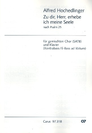 Zu dir Herr erhebe ich meine Seele