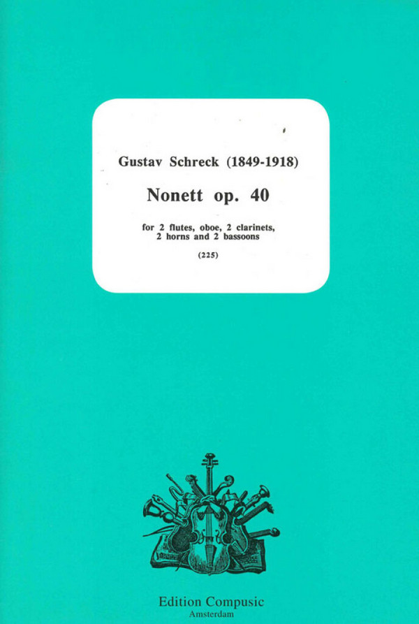 Nonett op.40 für 2 Flöten, Oboe, 2 Klarinetten,