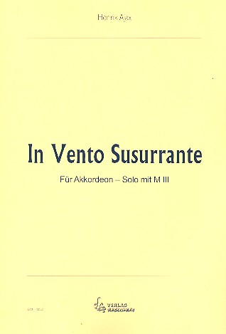 In Vento Susurrante für Akkordeon (M III)