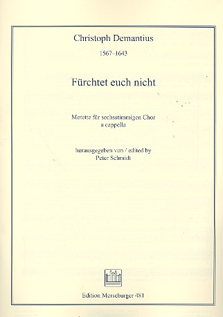 Fürchtet euch nicht für gem Chor a cappella