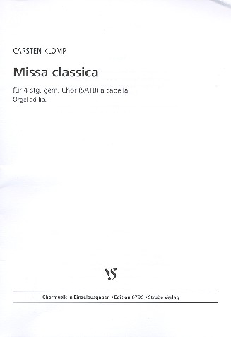 Missa classica für gem Chor (SATB)