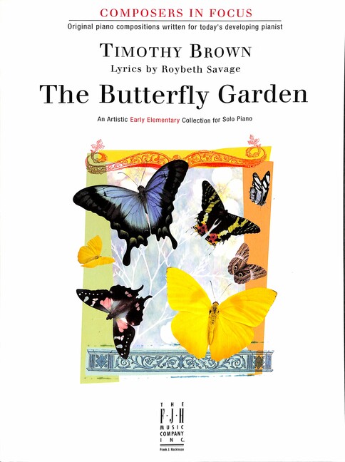 The Butterfly Garden for piano (with lyrics)
