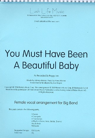 You must have been a beautiful Baby: