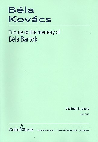 Tribute to the Memory of Béla Bartók
