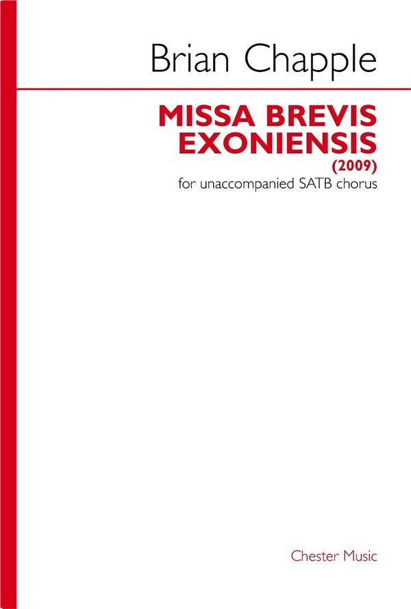Missa brevis exoniensis for mixed chorus