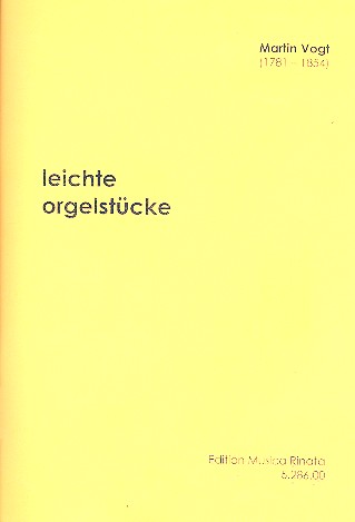 Leichte Orgelstücke