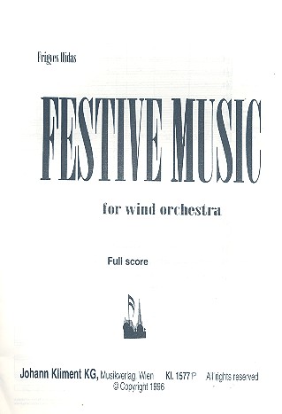 Festive Music for concert band