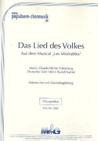 Das Lied des Volkes für Männerchor