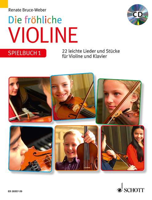 Die fröhliche Violine - Spielbuch Band 1 (+CD)