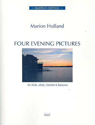4 Evening Pictures for flute, oboe,