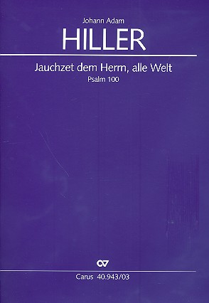 Jauchzet dem Herrn, alle Welt - Psalm 100