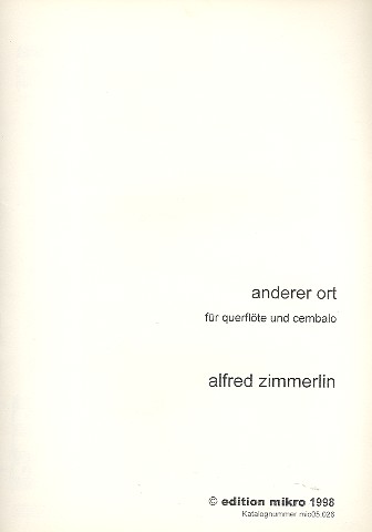 Anderer Ort für Flöte und Cembalo