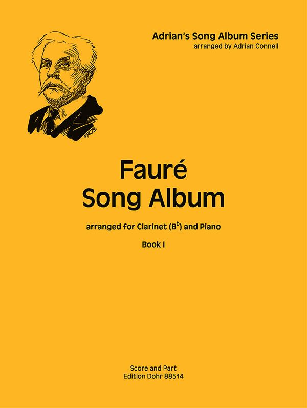 Fauré Song Album vol.1 for clarinet and piano